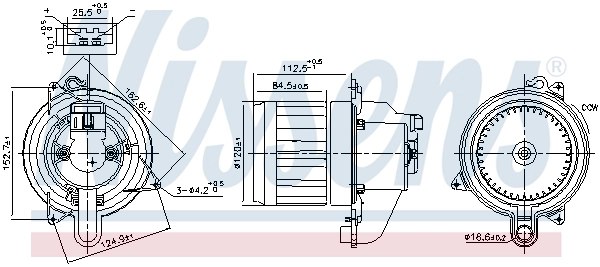 Interior Blower (87609)