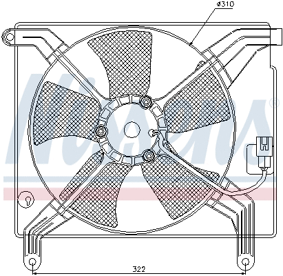 Fan, engine cooling (85358)
