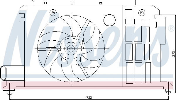 Fan, engine cooling (85058)