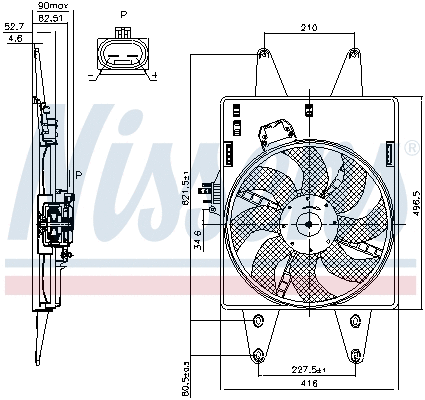 Fan, engine cooling