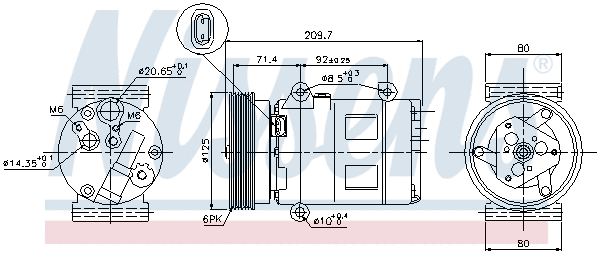 Compressor, air conditioning