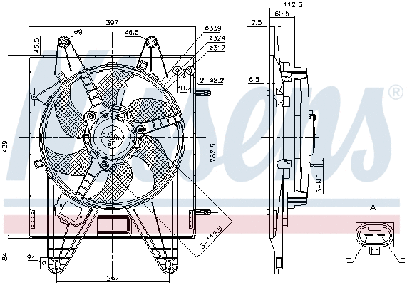 Fan, engine cooling