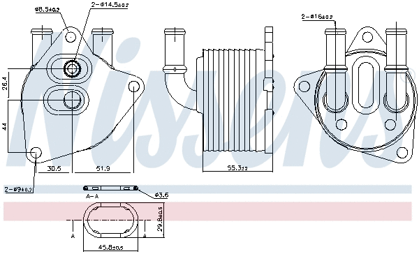 Oil Cooler, engine oil