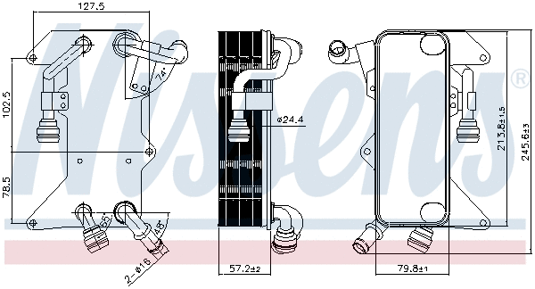Oil Cooler, automatic transmission
