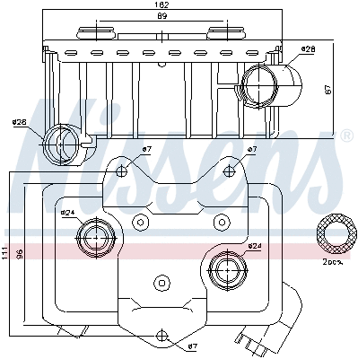 Oil Cooler, engine oil