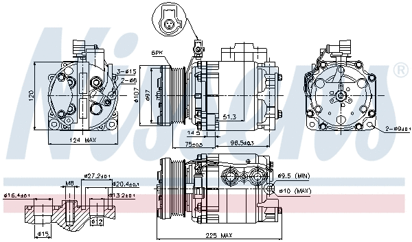 Compressor, air conditioning
