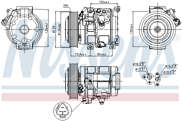 Compressor, air conditioning