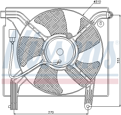 Fan, engine cooling (85361)