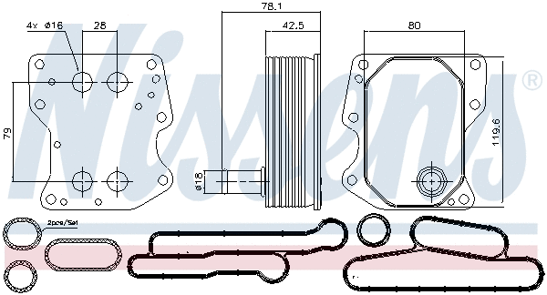 Oil Cooler, engine oil