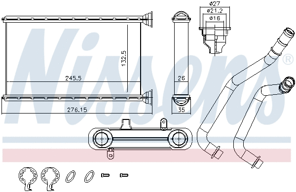 Heat Exchanger, interior heating