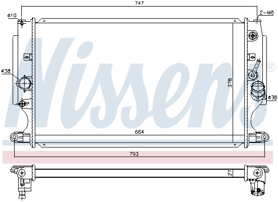Radiator, engine cooling