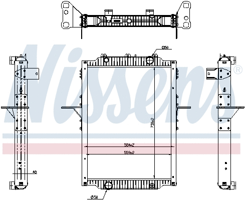 Radiator, engine cooling (637879)