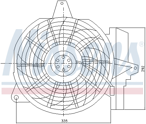 Fan, engine cooling (85266)