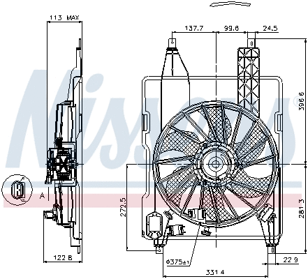 Fan, engine cooling