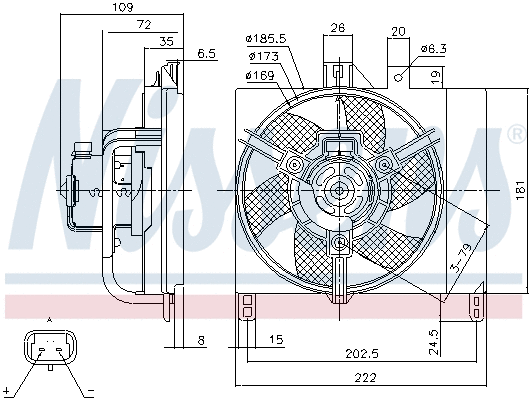 Fan, engine cooling