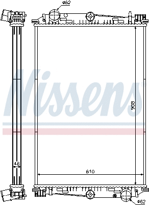 Radiator, engine cooling (614270)