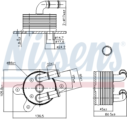 Oil Cooler, automatic transmission