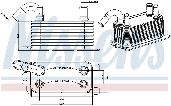 Oil Cooler, automatic transmission