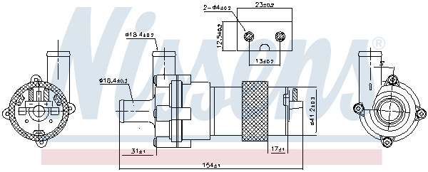 Water Pump, engine cooling