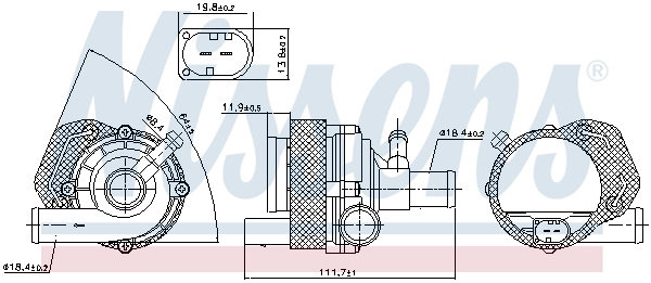 Water Pump, engine cooling