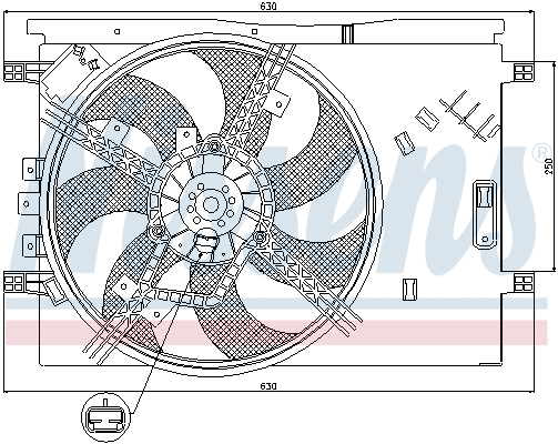 Fan, engine cooling
