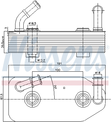 Oil Cooler, automatic transmission