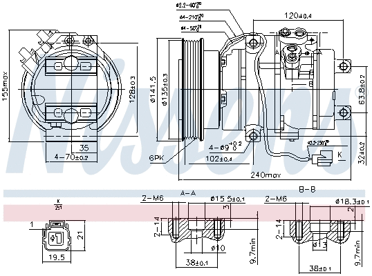 Compressor, air conditioning