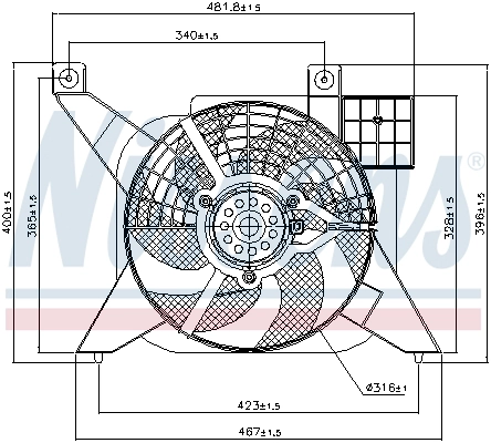 Fan, engine cooling