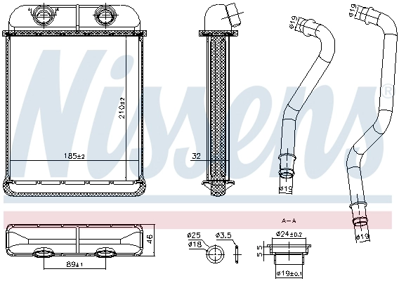 Heat Exchanger, interior heating (707257)