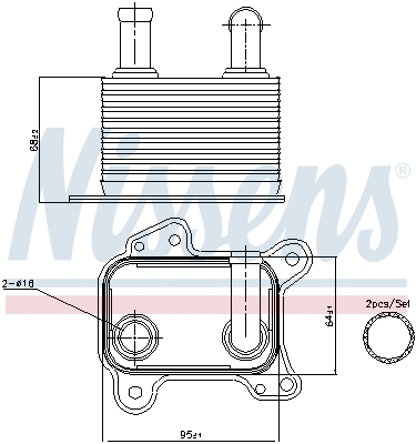 Oil Cooler, engine oil
