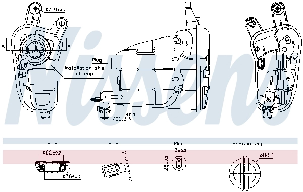 Expansion Tank, coolant (996315)