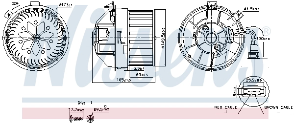 Interior Blower (87628)