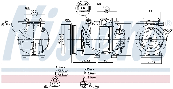 Compressor, air conditioning