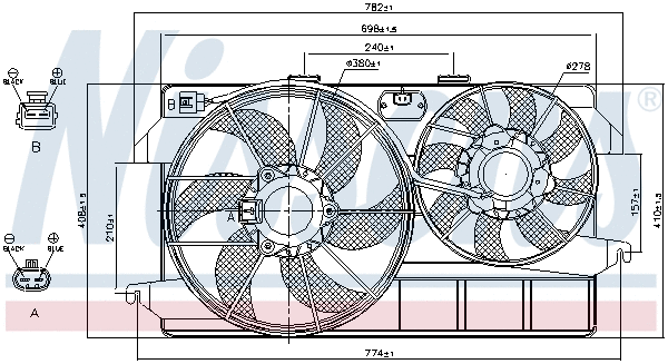 Fan, engine cooling