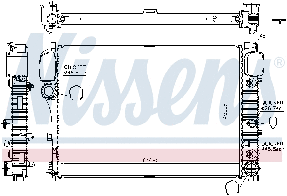 Radiator, engine cooling