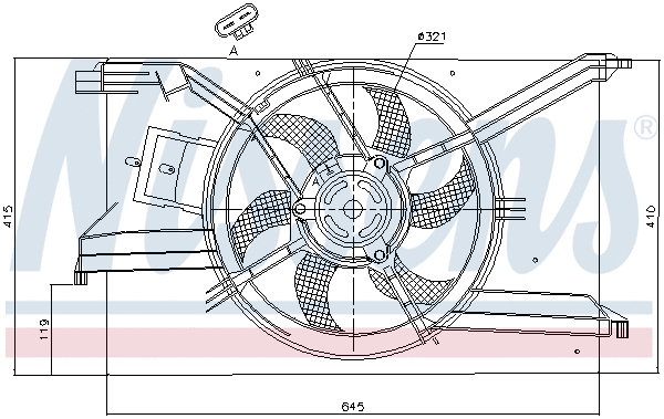 Fan, engine cooling