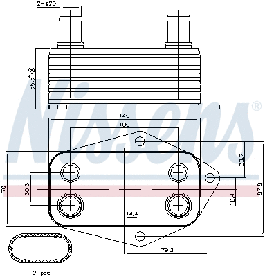 Oil Cooler, engine oil