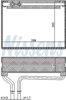 Evaporator, air conditioning