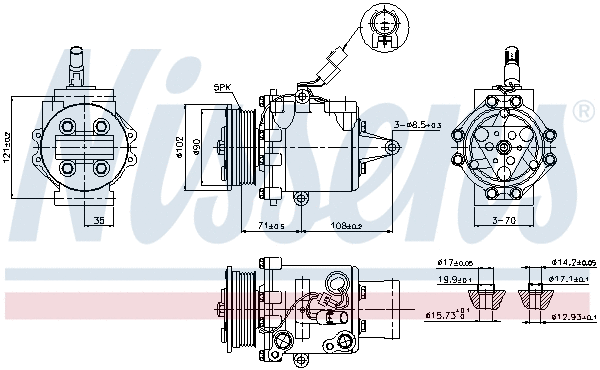 Compressor, air conditioning