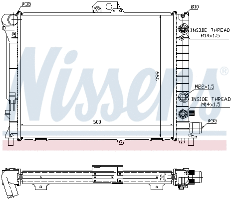 Radiator, engine cooling