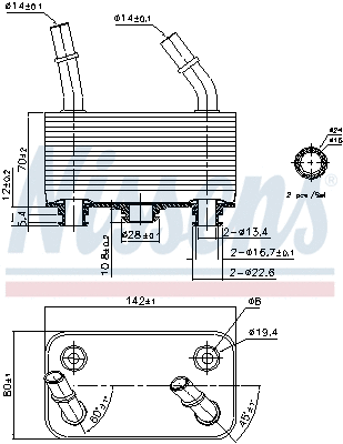Oil Cooler, automatic transmission
