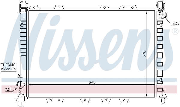 Radiator, engine cooling