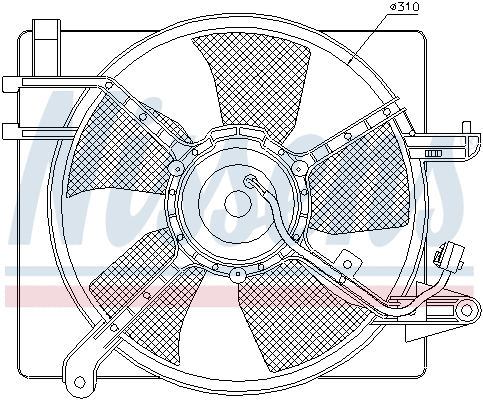 Fan, engine cooling (85061)