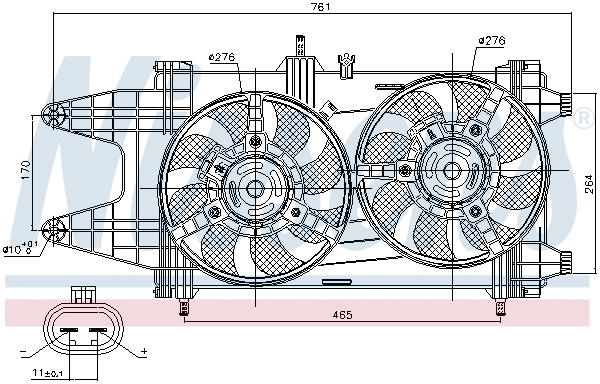 Fan, engine cooling