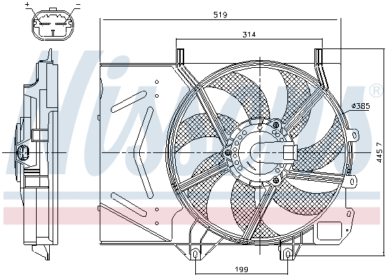 Fan, engine cooling