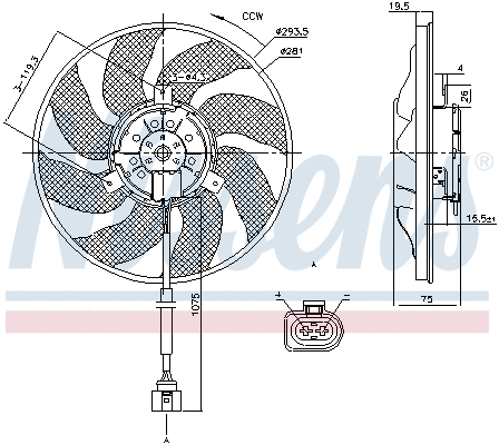 Fan, engine cooling