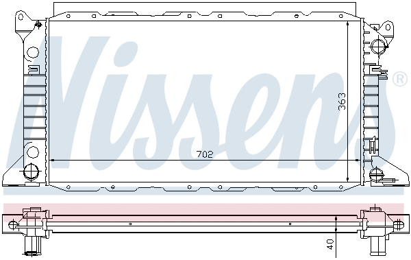 Radiator, engine cooling
