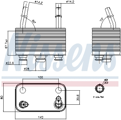 Oil Cooler, automatic transmission