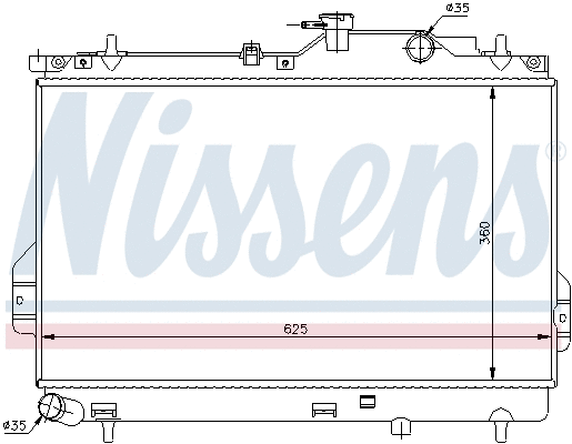 Radiator, engine cooling