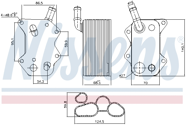 Oil Cooler, engine oil